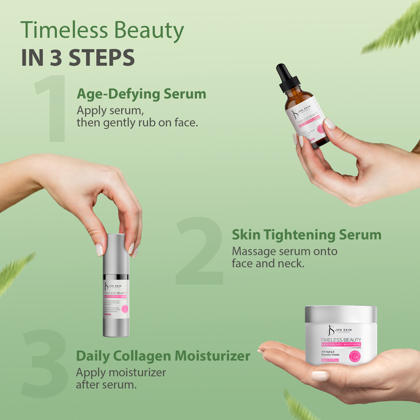 Timeless Beauty 3-Step Anti-Aging System